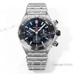 Superclone Breitling Super Chronomat 44 mm Watch BLS Factory Ceramic Bezel Black Dial